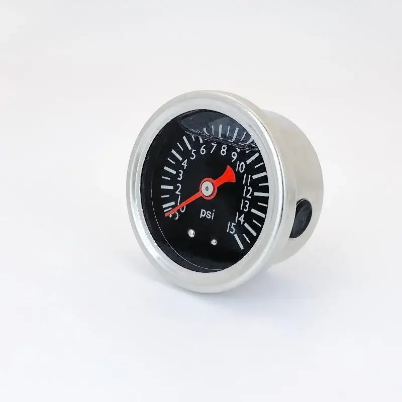 0–15 PSI Liquid-Filled Pressure Gauge 40mm 1/8" NPT | Fuel & Hydraulic Pressure Gauge SWANS