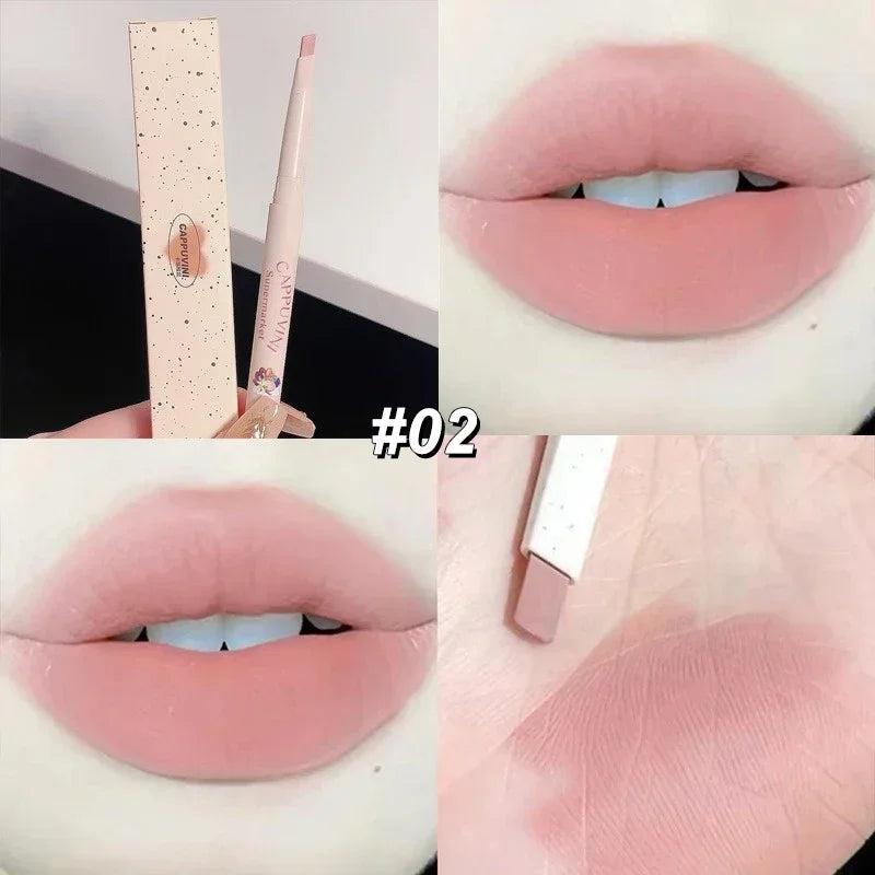 Velvet Matte Waterproof Lip Liner Pencil – 5 Nude Pink Shades Lip Liner Pencil SWANS 02