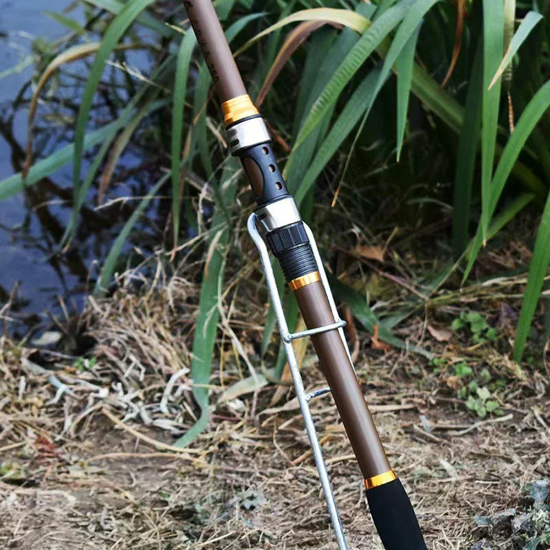 Double Ring Ground Fishing Rod Holder – Bank Bracket Stand Fishing Rod Holder SWANS