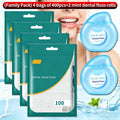 SWANS 400-Piece Dental Floss Picks & Mint Floss Roll Combo Dental Floss Set SWANS family pack