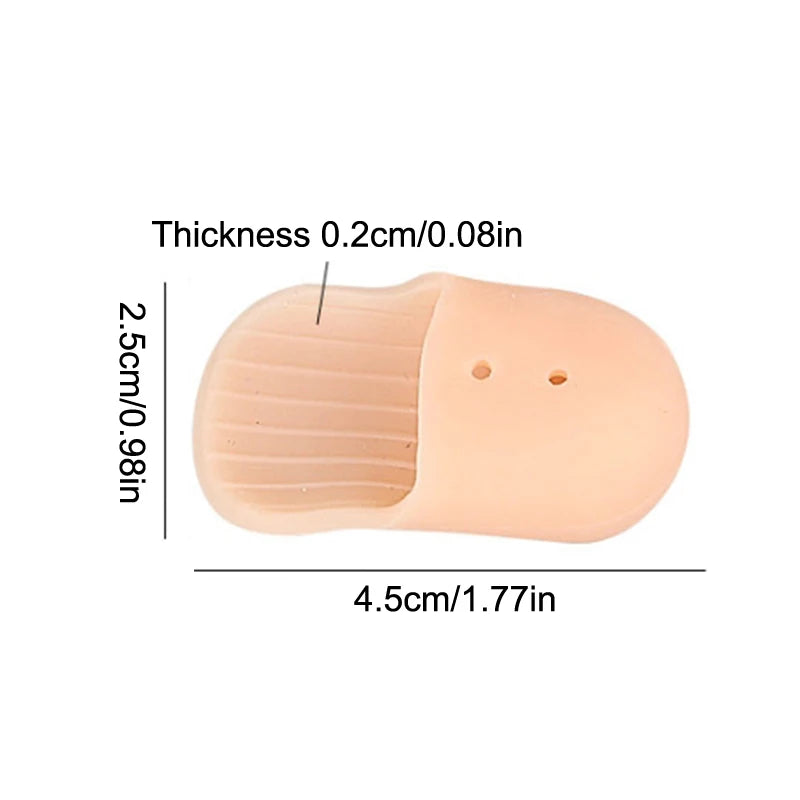 Silicone Toe Caps Breathable Finger Protector Sleeves 1 Pair Silicone Toe Protector SWANS