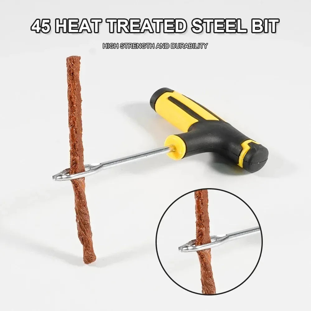 Tubeless Tire Repair Kit – T-Handle Plug Tools for Car & Motorcycle Tire Repair Kit SWANS
