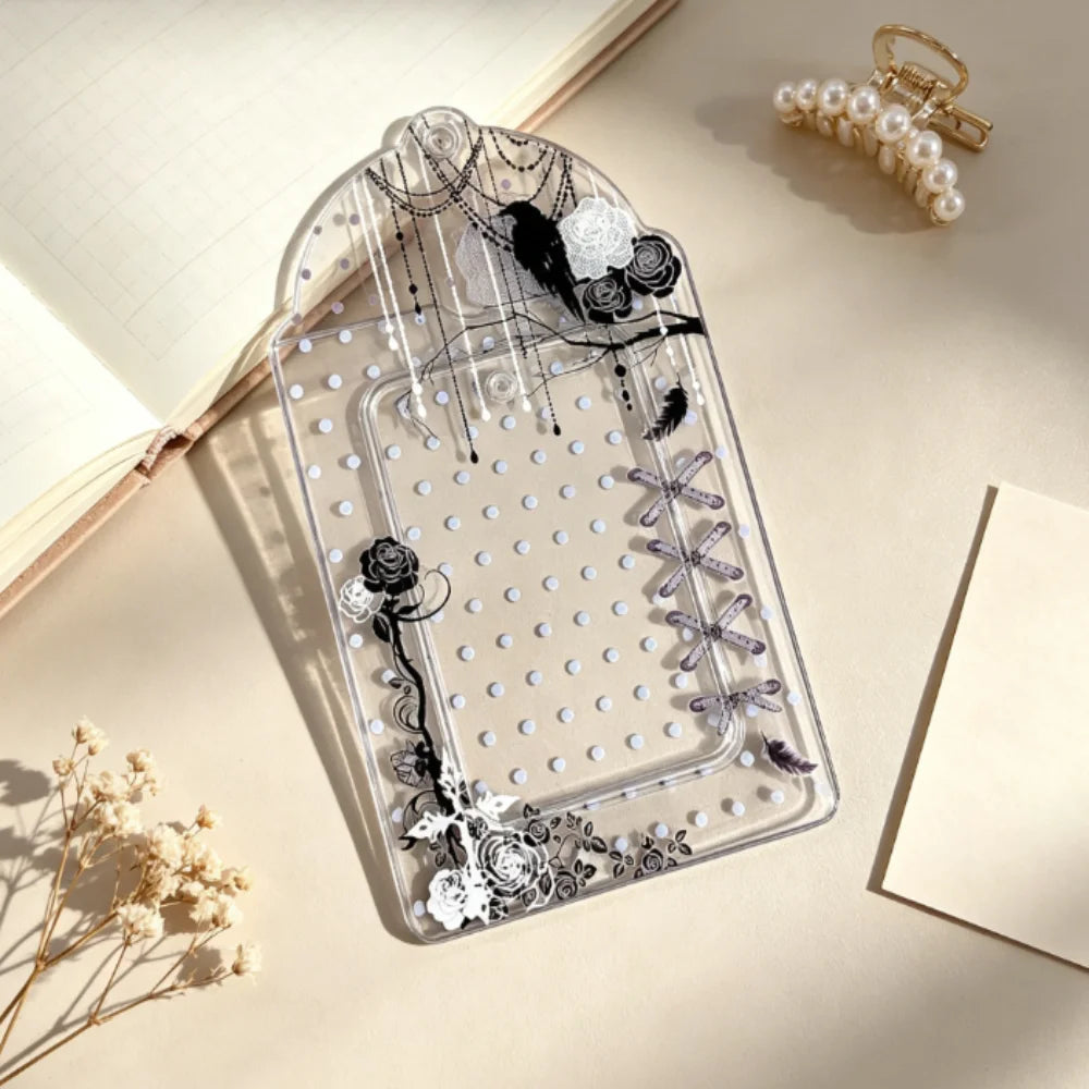 Transparent PVC Card Holder Bag Charm – Campus ID & Collectible Card Holder Charm SWANS