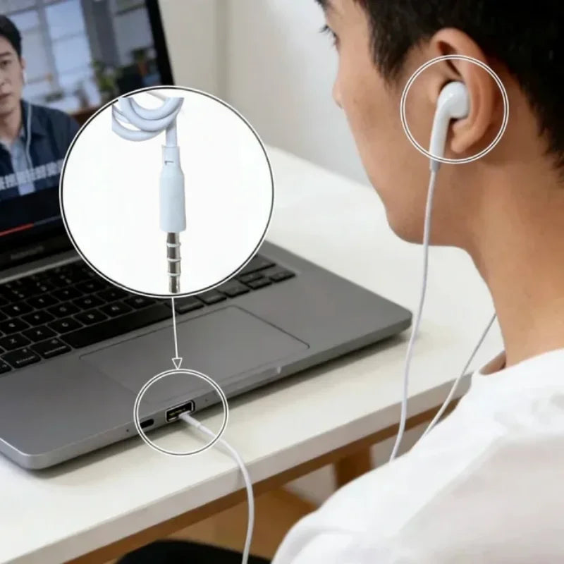 SWANS Wired In-Ear Earphones HiFi Bass Mic iOS Android Wired Earphones SWANS