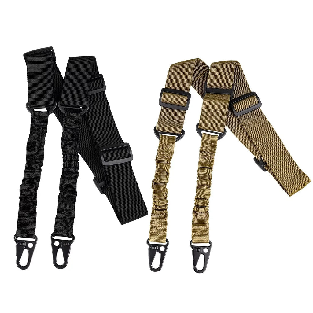 Tactical Two-Point Bungee Sling – Heavy Duty Polyester Strap Tactical Shoulder Sling SWANS