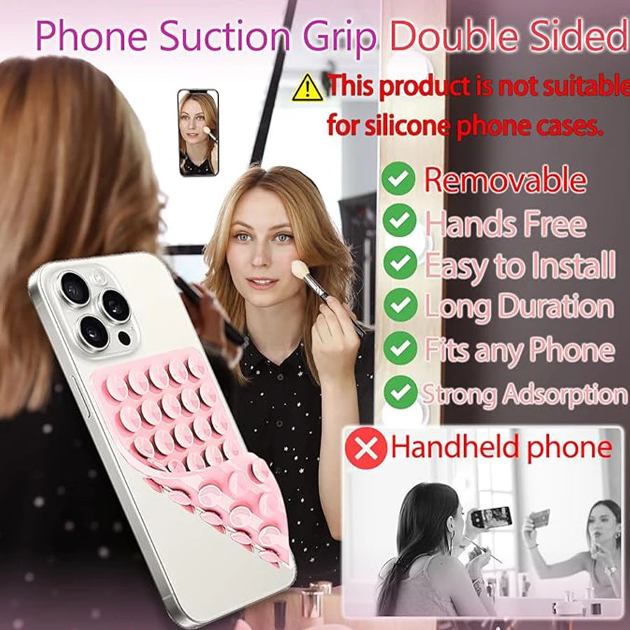 SWANS Double-Sided Silicone Phone Suction Cup Holder Phone Suction Holder SWANS