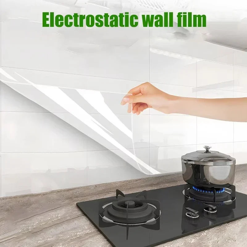 SWANS Electrostatic Kitchen Wall Protective Film – Oil & Stain Wall Protective Film SWANS