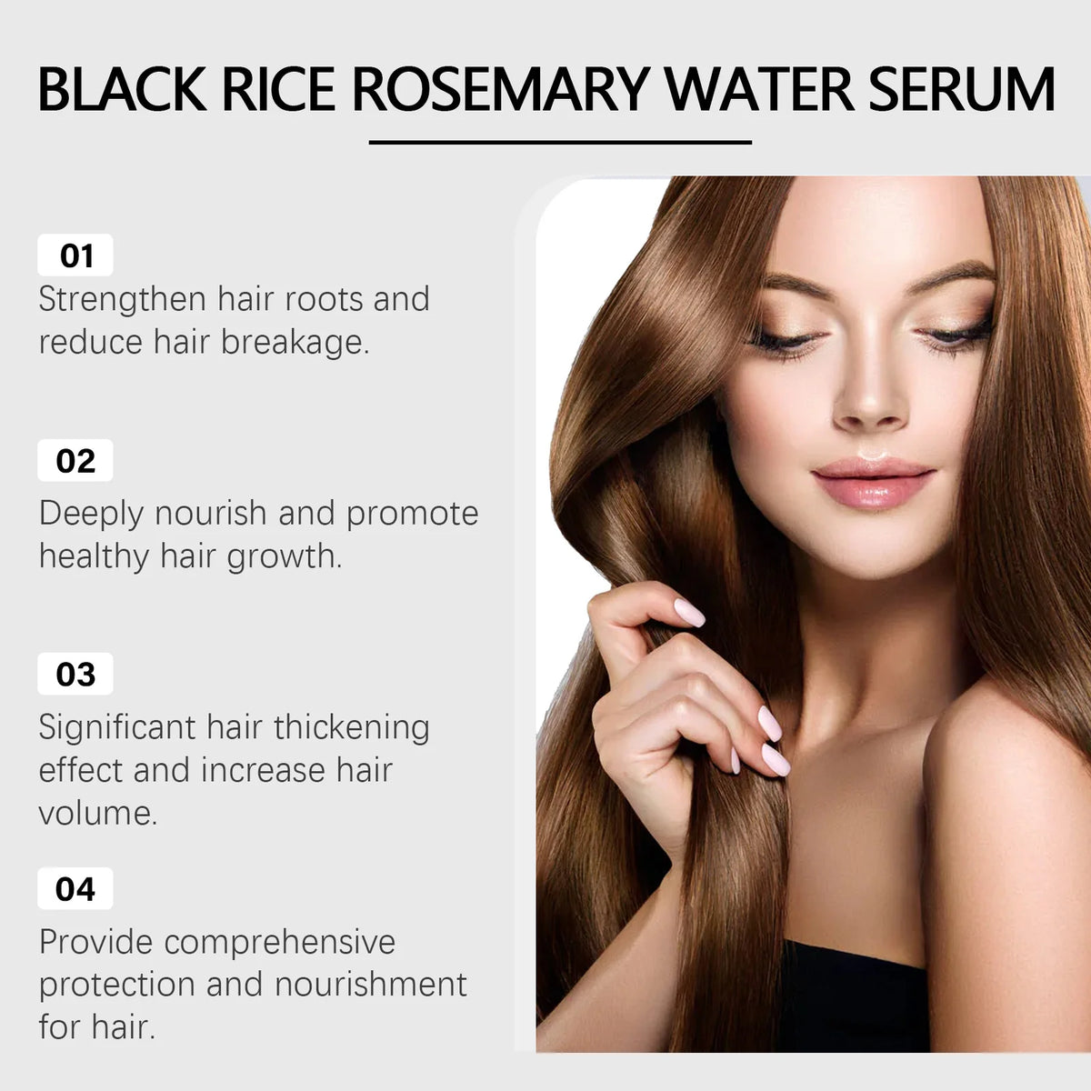 Black Sesame Hair Strengthening Oil & Growth Serum 30/60ml Hair Growth Serum SWANS