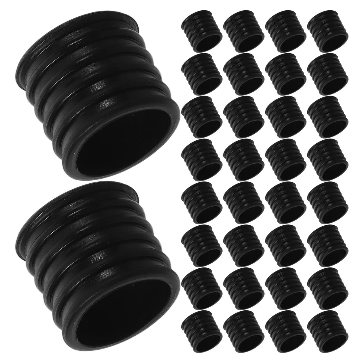 100-Pack Silicone Hanger Anti-Slip Rings – Shoulder Grip Stoppers Hanger Grip Rings SWANS