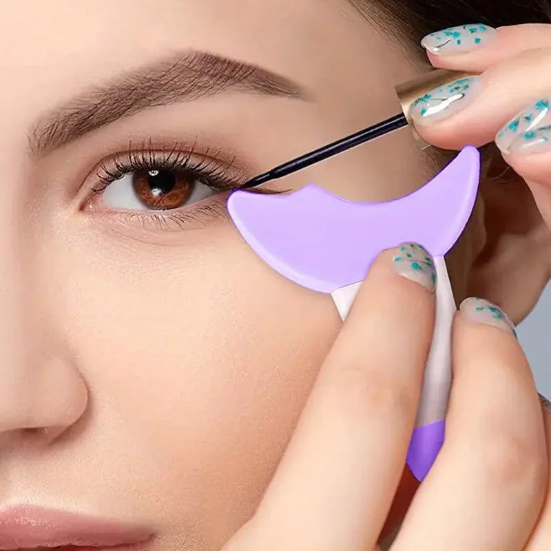 SWANS Silicone Mascara Guard & Eyelash Applicator Shield Tool Eyelash Applicator Tool SWANS