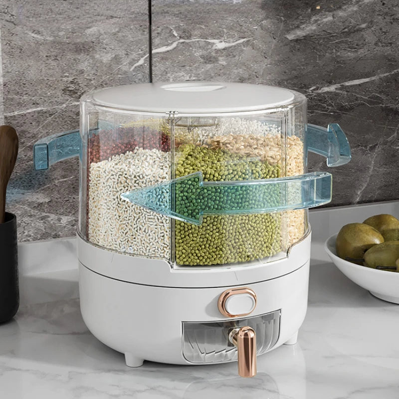6KG Sealed Rice & Grain Storage Box – Moisture & Insect Proof Grain Storage Container SWANS
