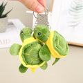 Cute Turtle Plush Keychain 10CM – Soft Stuffed Animal Pendant Plush Keychain Toy SWANS one size