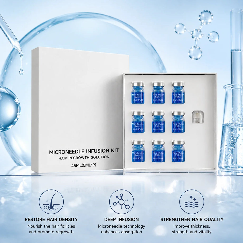 SWANS Microneedle Scalp Serum Kit – Hair Nourishing Care Scalp Care Kit SWANS