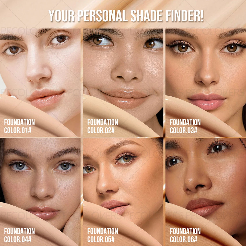 Full Coverage Foundation & Concealer Set – Waterproof & Long Lasting Foundation & Concealer Set SWANS