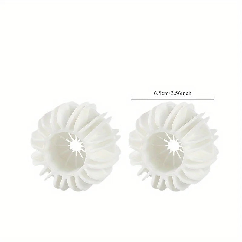 SWANS Washing Machine Cleaning Balls Anti-Tangle 2-Pack Laundry Cleaning Ball SWANS White 2pcs