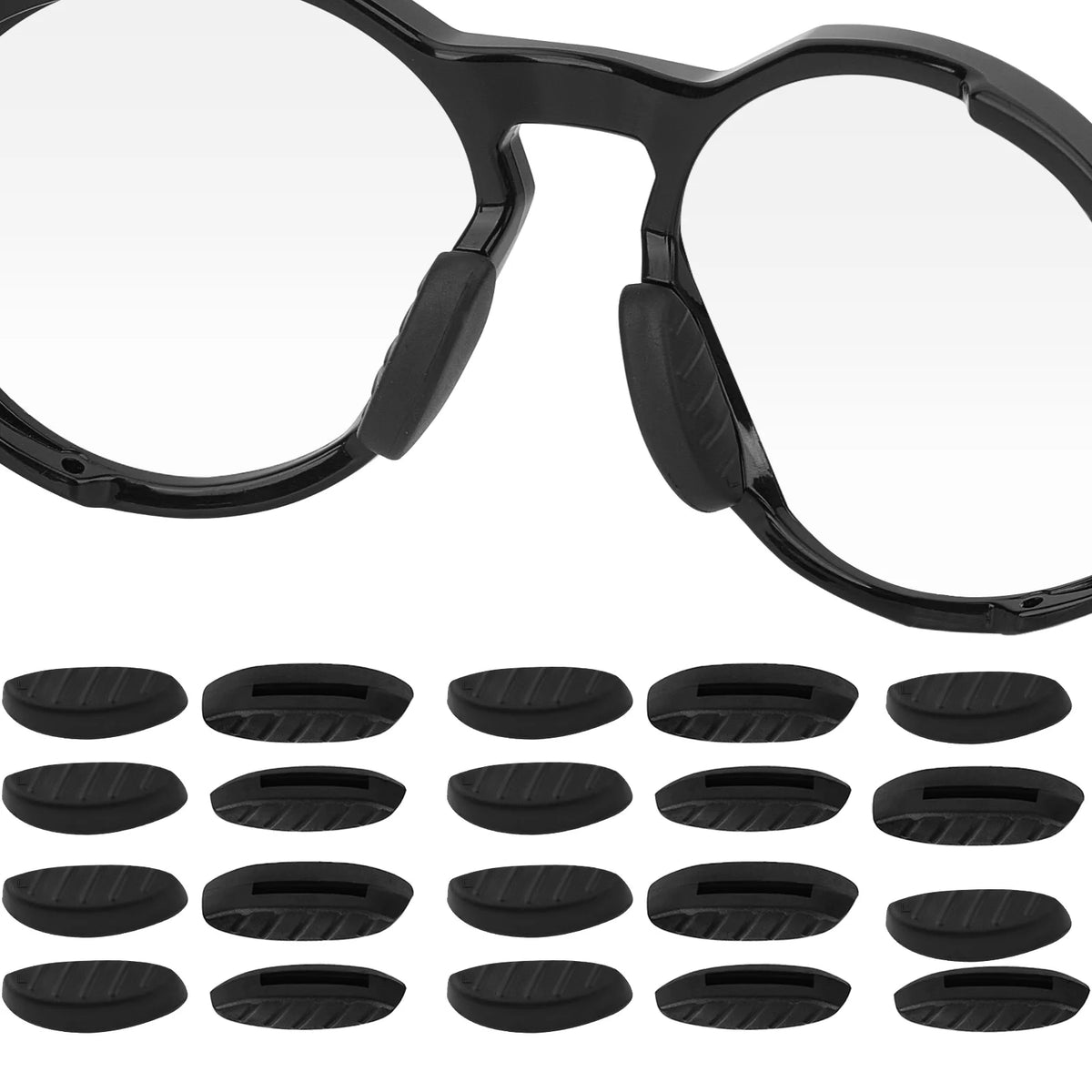 Silicone Nose Pads for Oakley Plazma OO9019 & OO9019A Frames Eyewear Accessories SWANS 5 Pairs