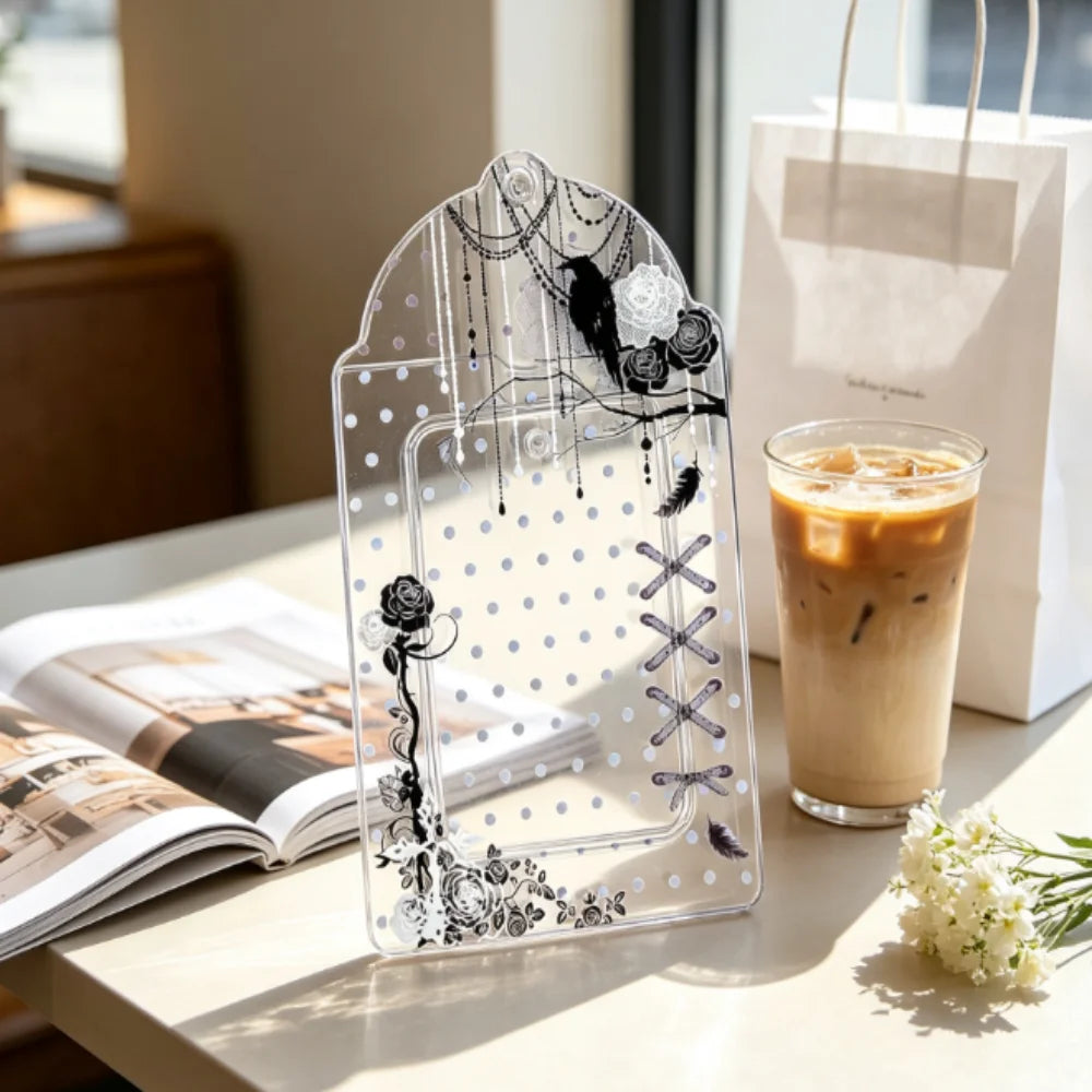 Transparent PVC Card Holder Bag Charm – Campus ID & Collectible Card Holder Charm SWANS
