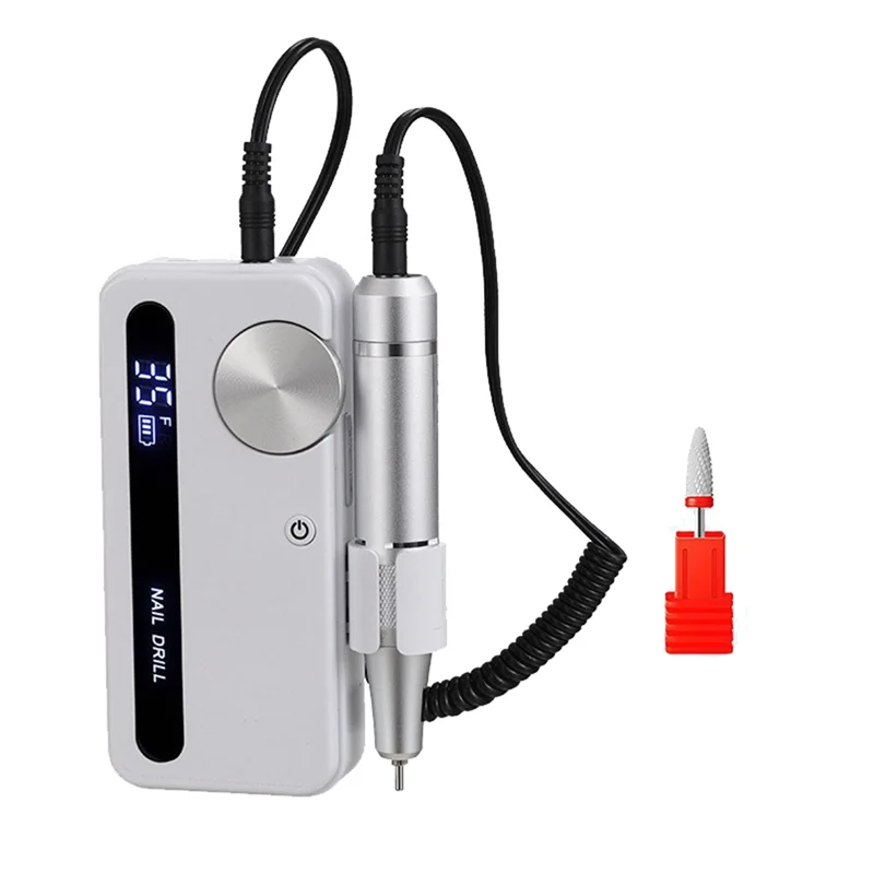 SWANS AA20 Cordless Electric Nail Drill 35000RPM – Manicure Machine Electric Nail Drill SWANS