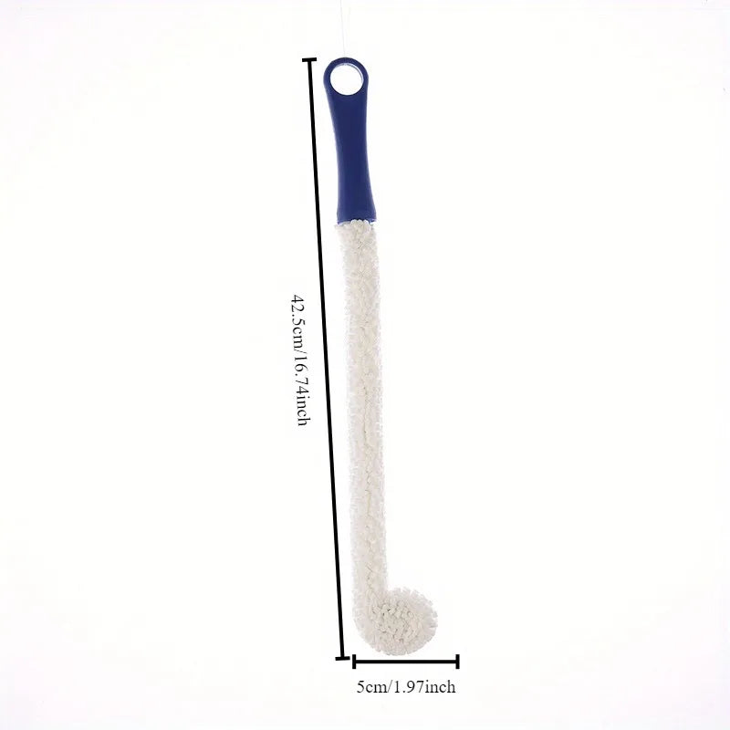 SWANS Wine Glass & Decanter Cleaning Brush – Multi-Use Glass Cleaning Brush SWANS Dark blue Long 1pc