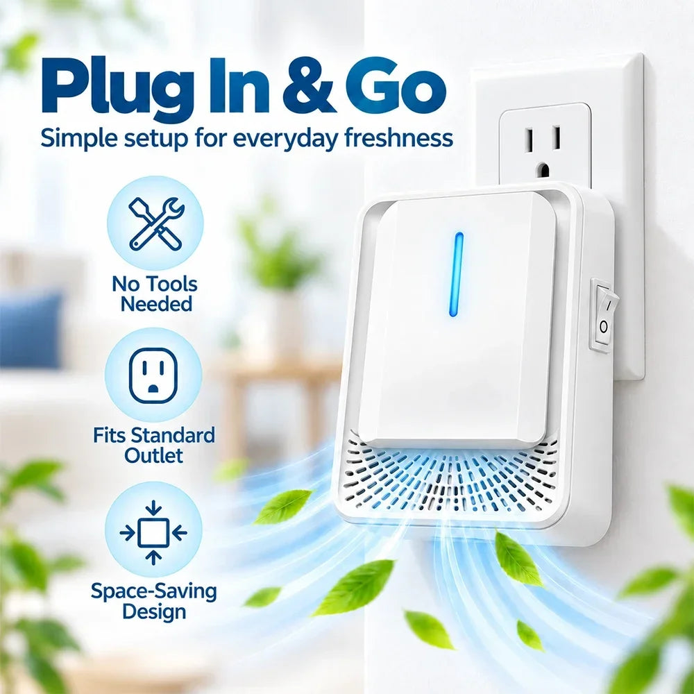 SWANS Mini Air Ionizer – Quiet Filterless Desktop Air Purifier Air Ionizer Purifier SWANS