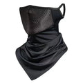 UV Protection Ice Silk Cycling Bandana – Unisex Face Scarf Cycling Face Scarf SWANS Black One Size