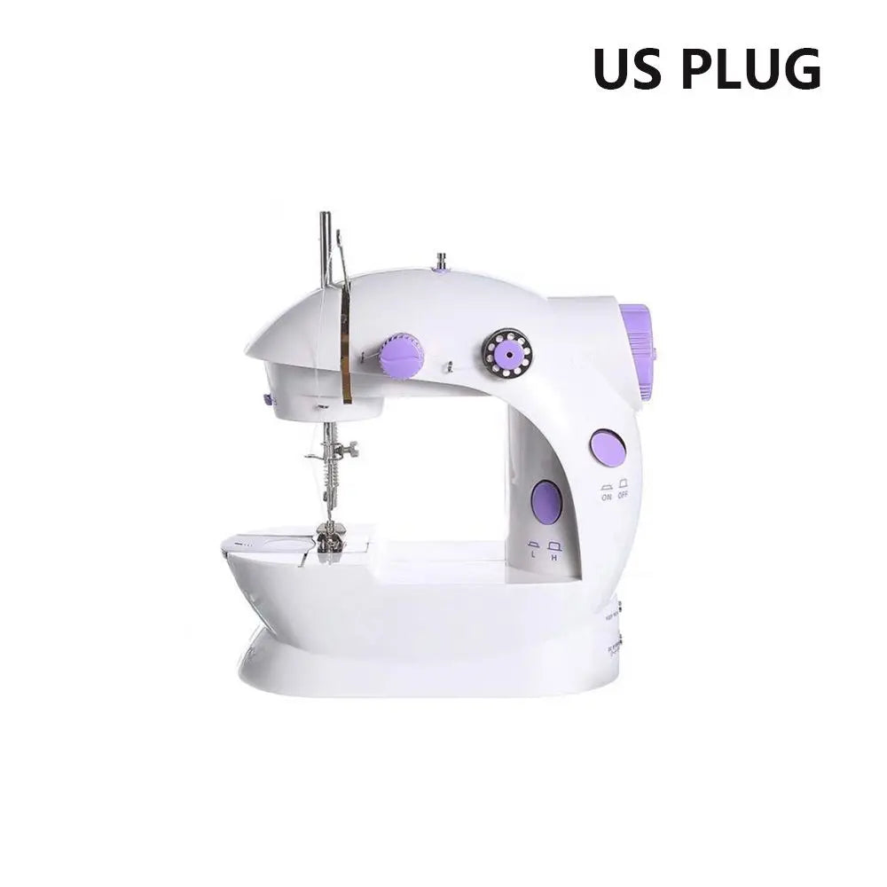Portable Electric Sewing Machine 2-Speed Foot Pedal & LED Electric Sewing Machine SWANS Sewing Machine-US