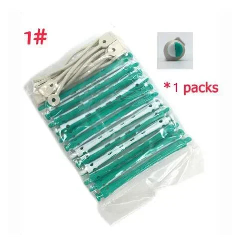 12-Pack Cold Wave Hair Perm Rods Set – DIY Curl Styling Hair Perm Rods SWANS 9x0.8cm