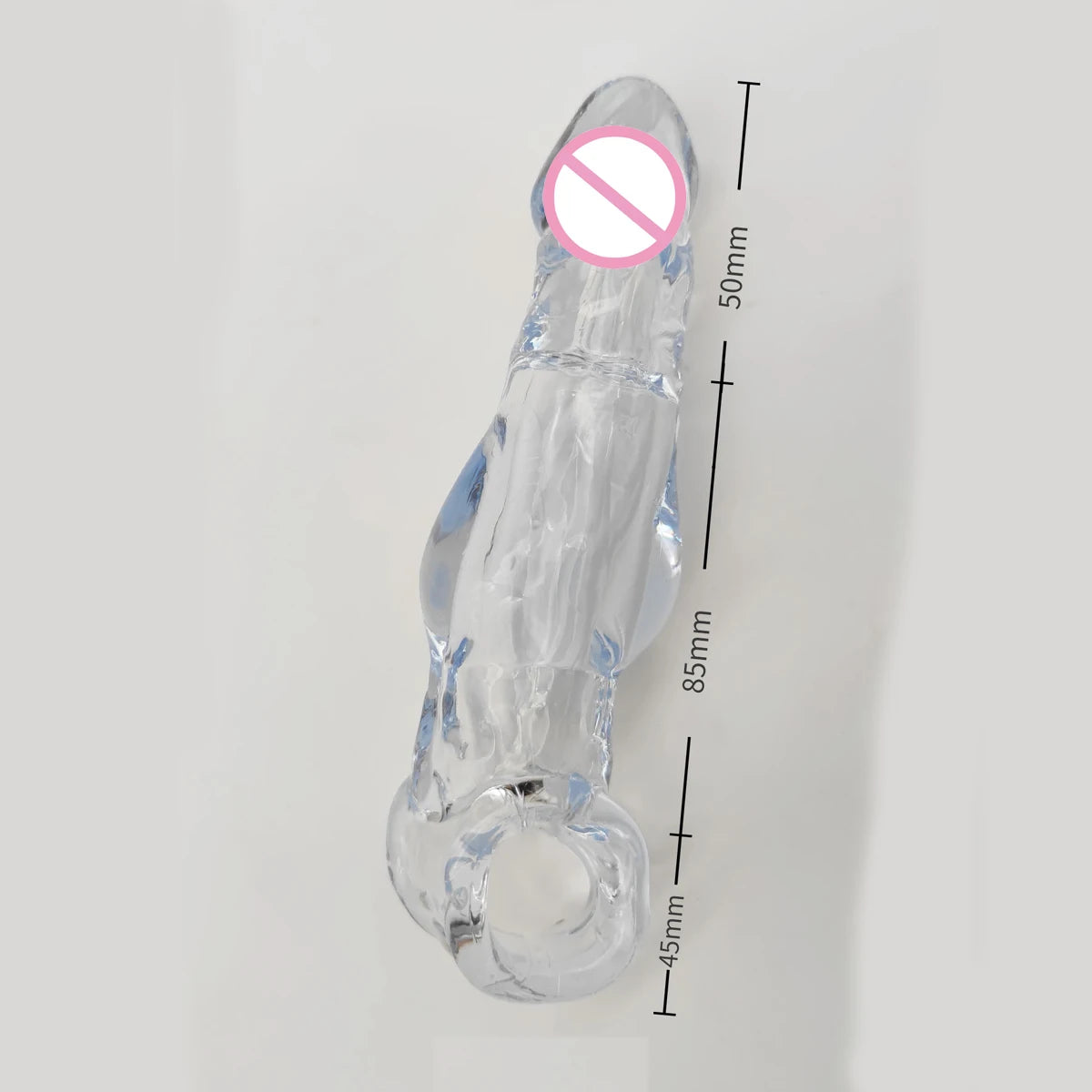 Textured Penis Sleeve TPE G-Spot Stimulating Intimacy Enhancer Intimacy Sleeve SWANS LJS
