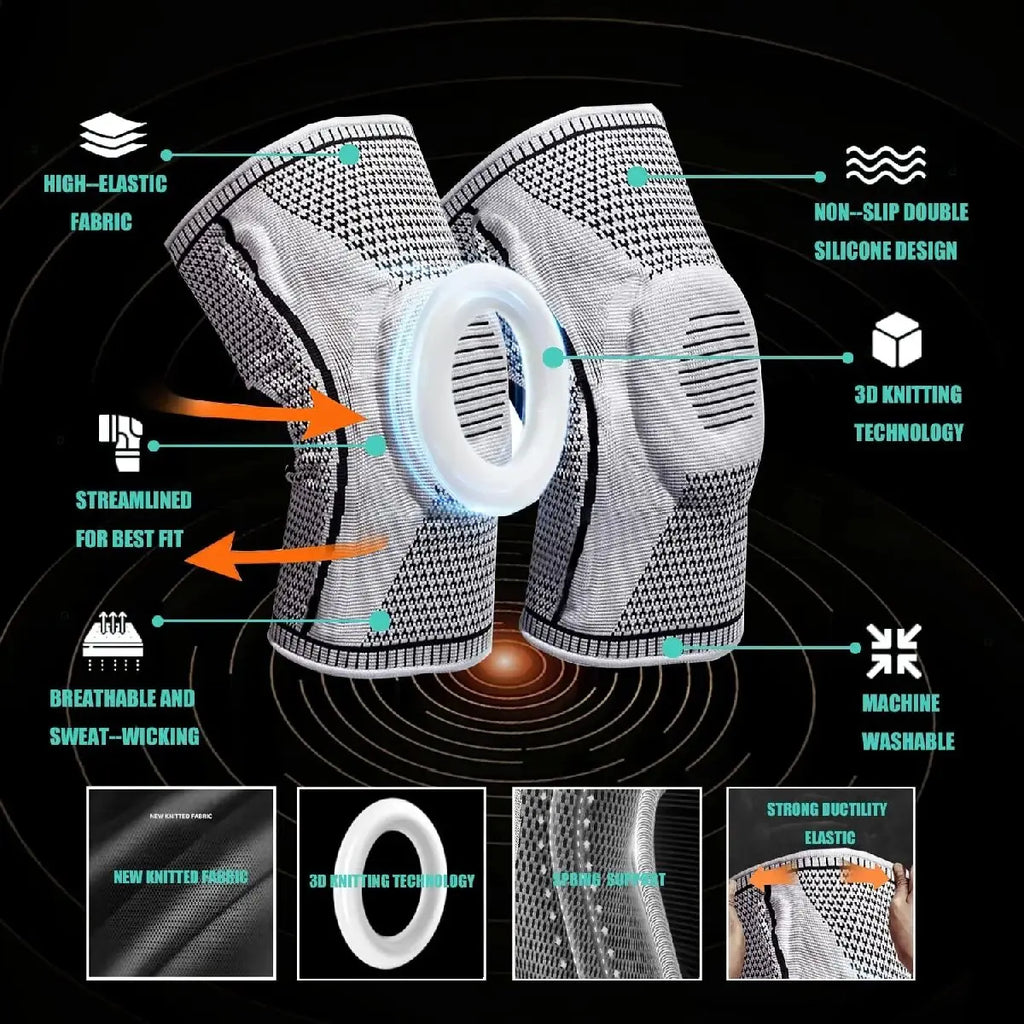 SWANS Double Compression Knee Sleeve for Sports & Running Compression Knee Sleeve SWANS