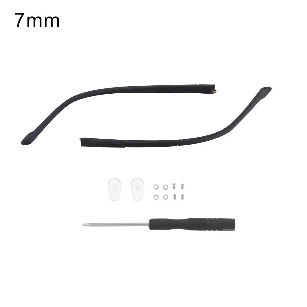 Universal Replacement Glasses Arms Anti-Slip TR90 Temple Legs Eyewear Repair Kit SWANS 7mm