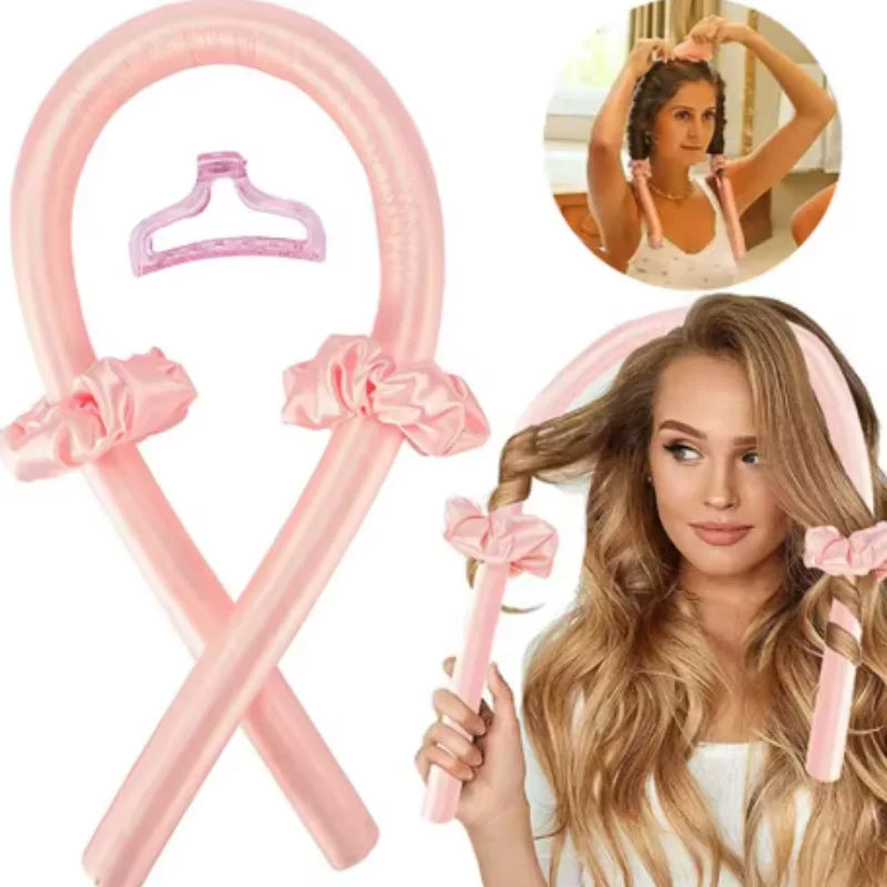 Foam No-Heat Sleeping Hair Curlers – Big Wave Styler 1/3/5pc Hair Curl Styler SWANS