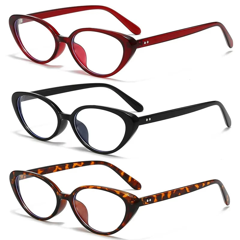 Retro Cat-Eye Blue Light Blocking Glasses – Lightweight PC Blue Light Glasses SWANS