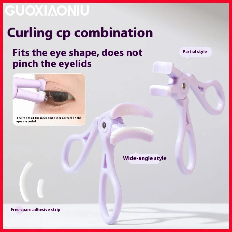 Wide & Mini Eyelash Curler Combo – Full Coverage Long-Lasting Eyelash Curler SWANS