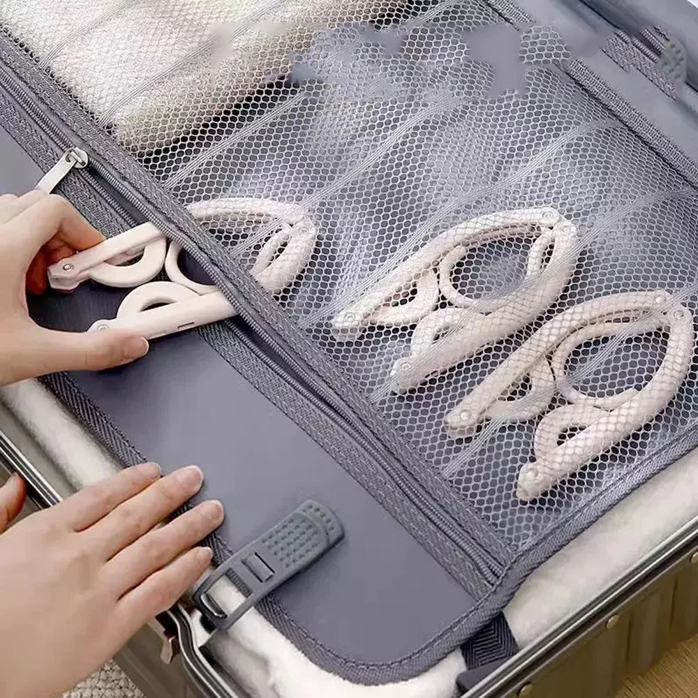 SWANS Portable Folding Travel Clothes Hanger | Anti-Slip Folding Clothes Hanger SWANS