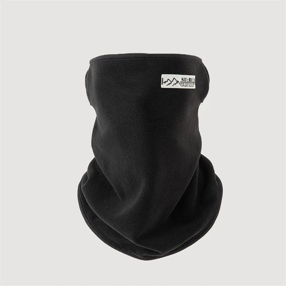SWANS Soft Fleece Neck Warmer – Thick Ski Tube Scarf Fleece Neck Warmer SWANS Black