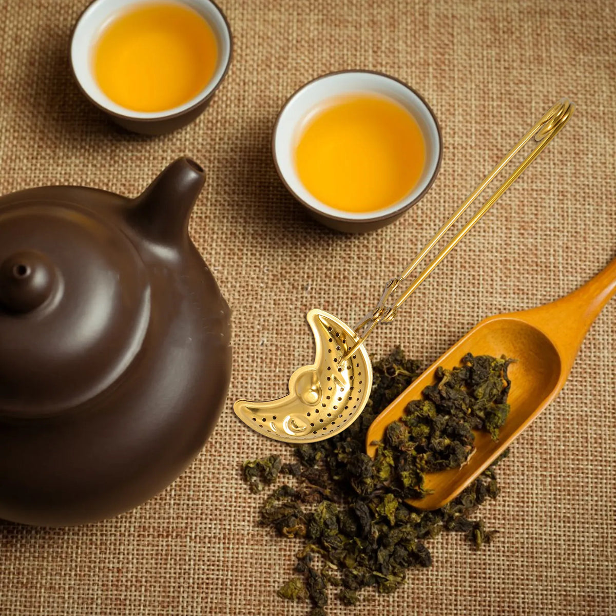 ROSENICE Fine Mesh Tea Infuser Spoon – Stainless Steel Tea Infuser Strainer SWANS