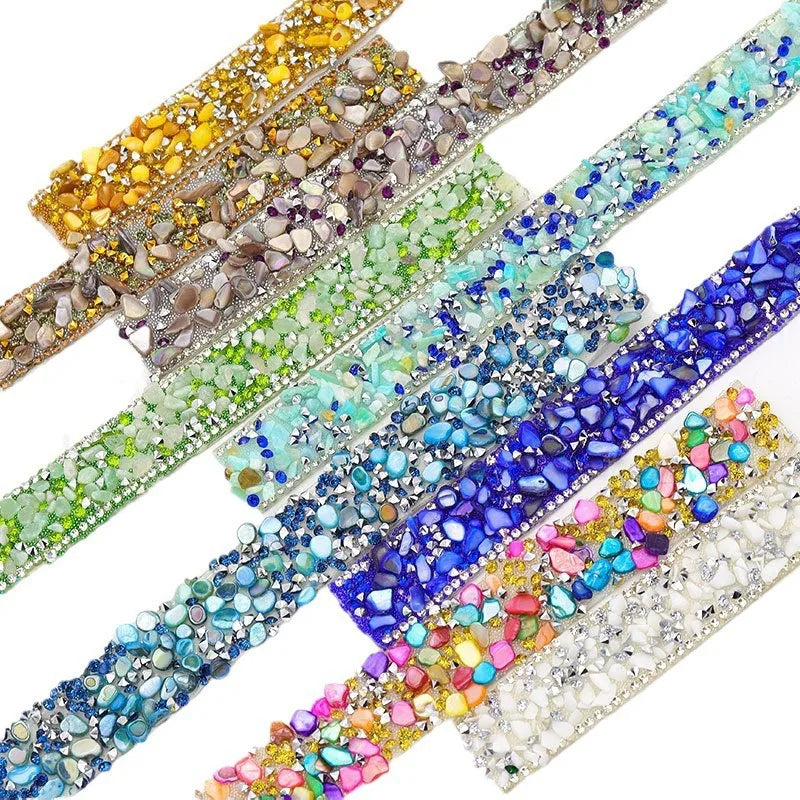 Self-Adhesive Rhinestone Ribbon Tape Glitter Trim Strip 1 Yard Rhinestone Trim Tape SWANS