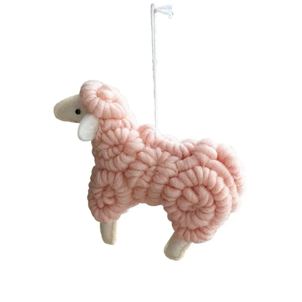 Wool Felt Sheep Christmas Ornament – Cute Hanging Pendant Christmas Ornament SWANS