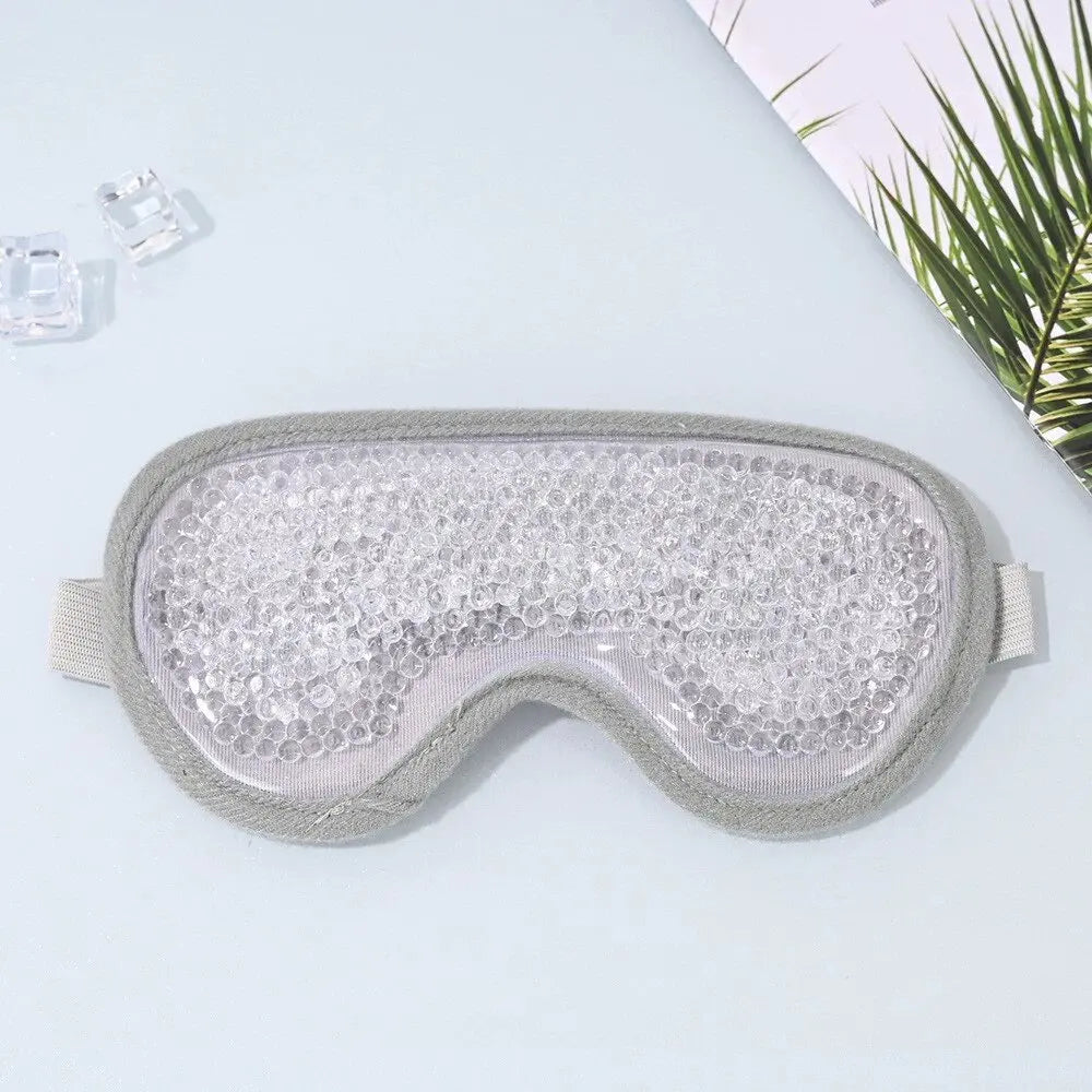 Reusable Gel Eye Mask – Hot & Cold Therapy for Puffy Eyes Gel Eye Mask SWANS Gray One Size