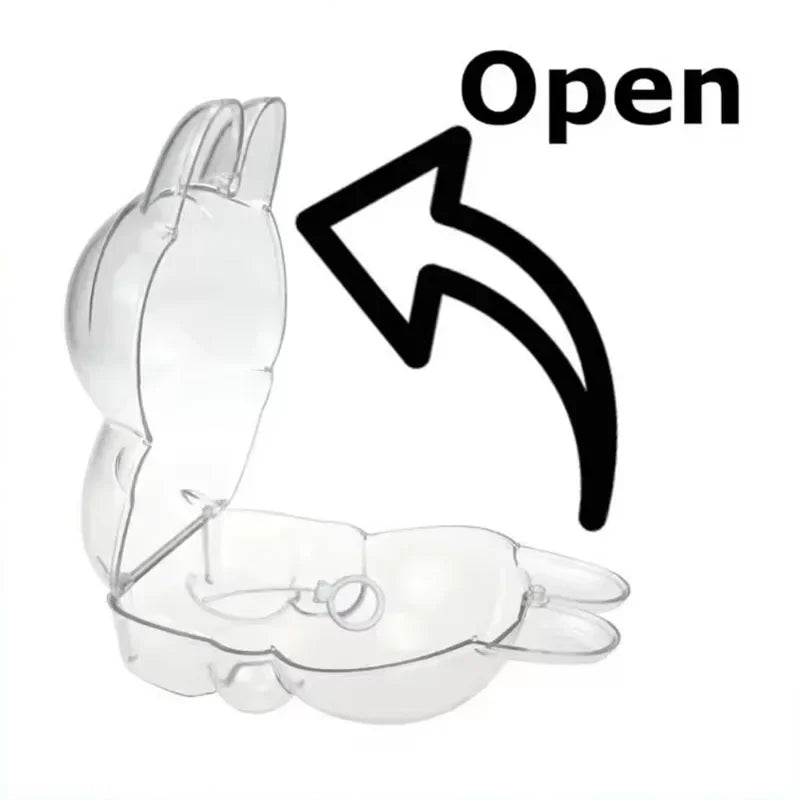Clear PVC Doll Display Box – Mini Portable Storage Case Doll Display Case SWANS
