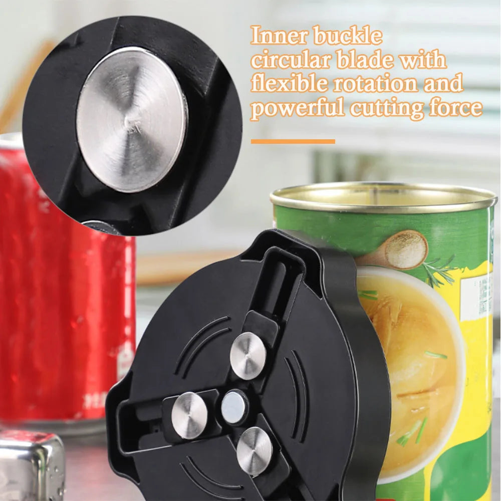 SWANS Multi-Function Manual Can Opener with Built-In Magnet Manual Can Opener SWANS