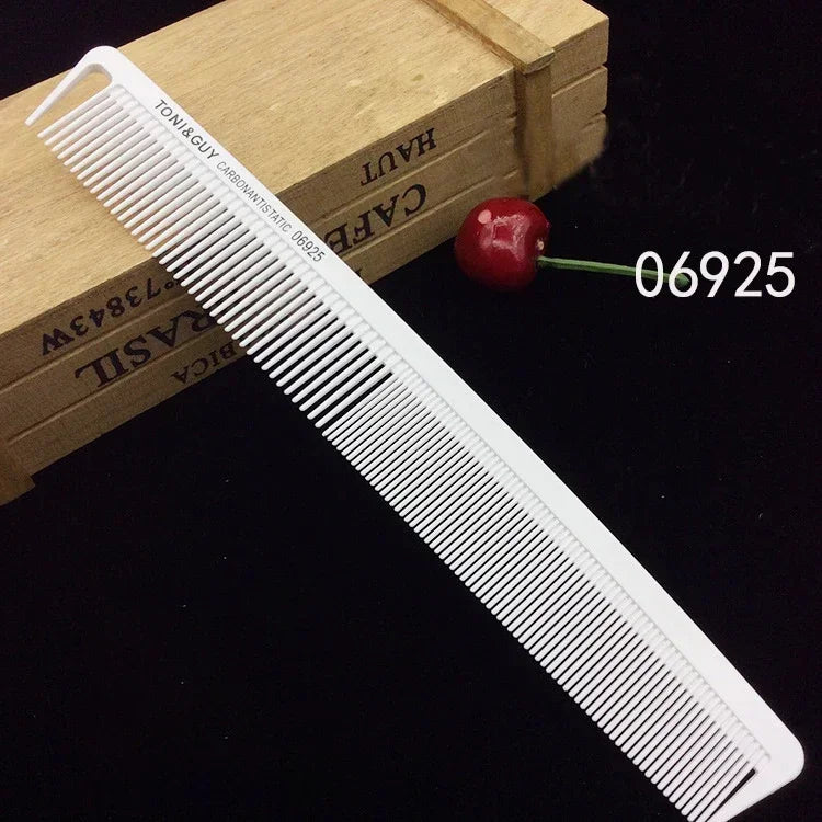 SWANS White Carbon Fiber Barber Comb – Professional Salon Tool Barber Hair Comb SWANS 06925