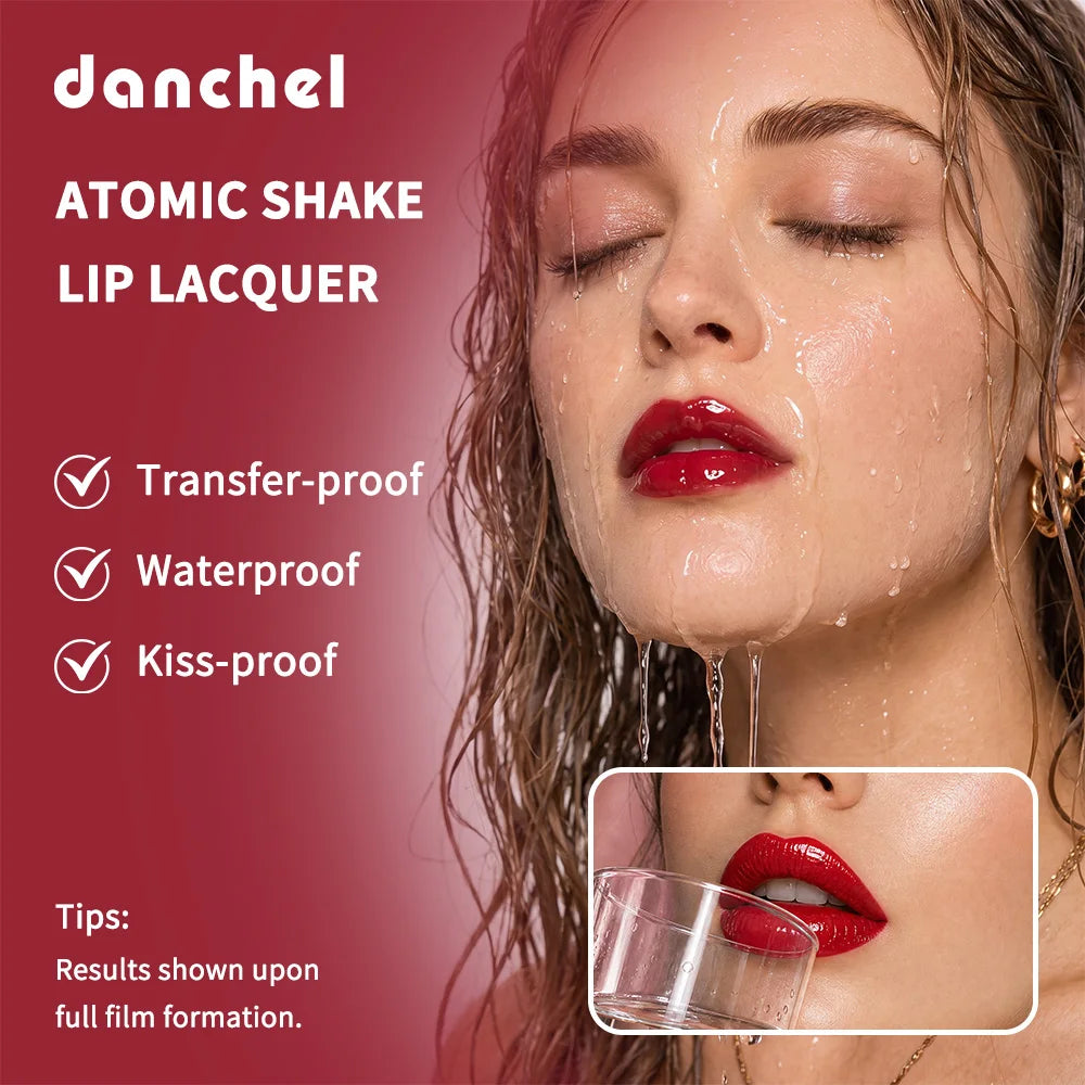 Danchel Mirror Shine Lip Tint – Waterproof Glossy Lacquer 10ml Glossy Lip Tint SWANS