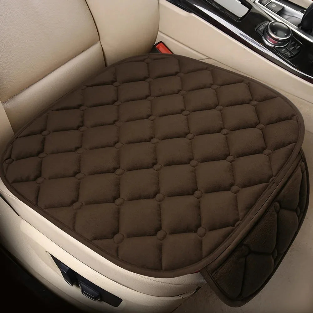 Universal Anti-Slip Car Seat Cushion – All-Season Front Cover Car Seat Cushion SWANS Coffee