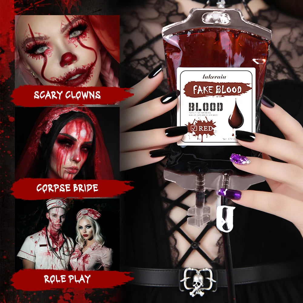 Lakerain Fake Blood 170ml – Safe Cosplay Halloween FX Body Paint FX Body Paint SWANS