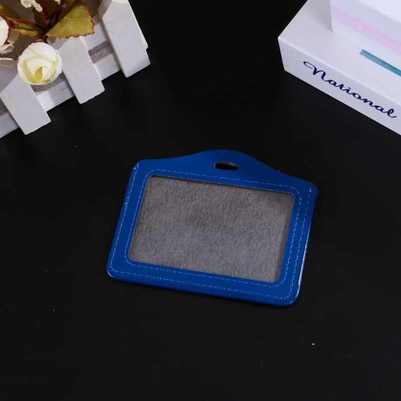 Transparent Acrylic ID Card Holder with Cartoon Keychain Card & ID Holder SWANS Blue 1 China