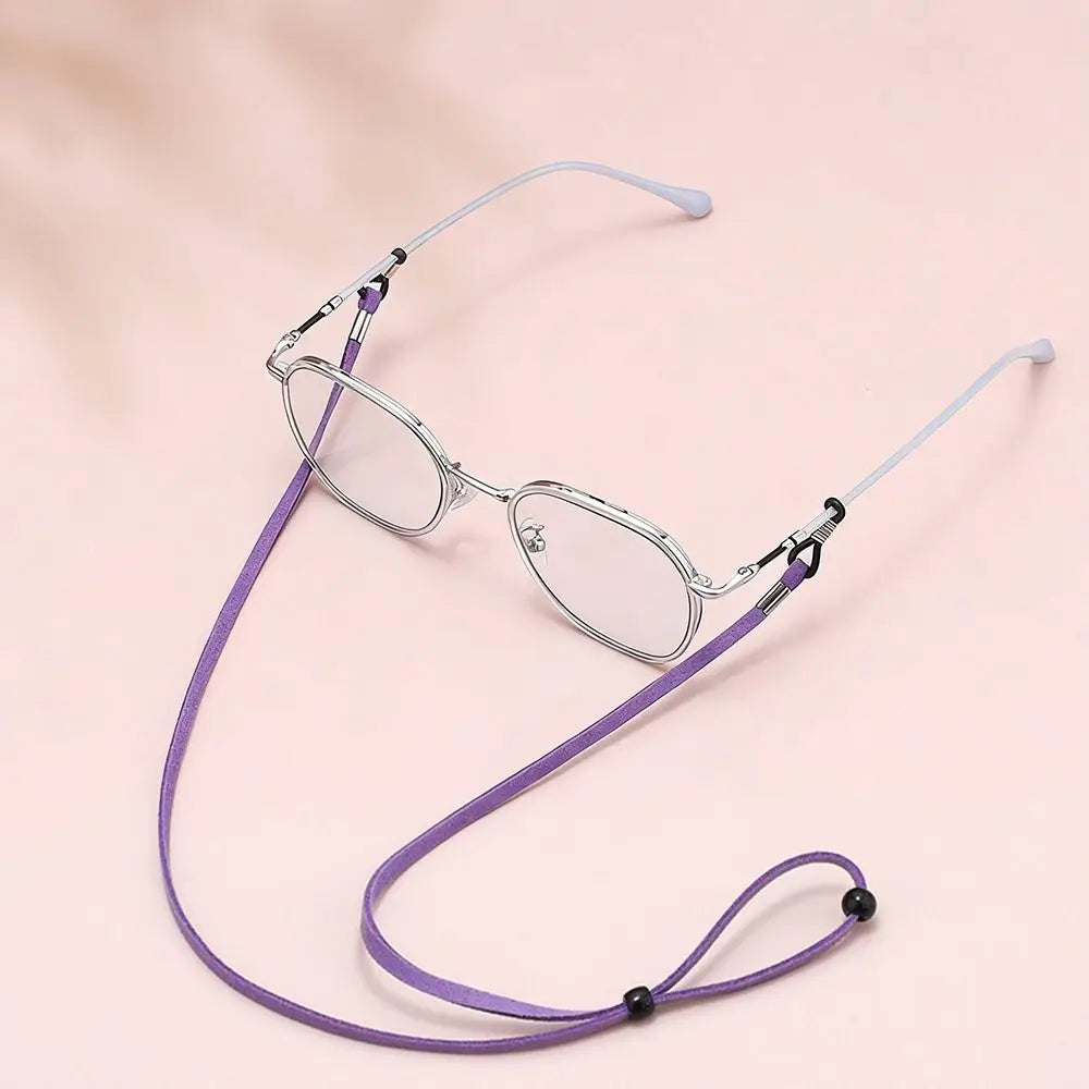 Suede Eyeglasses Retainer Strap – Elastic Holder Cord 71cm Eyewear Retainer Strap SWANS