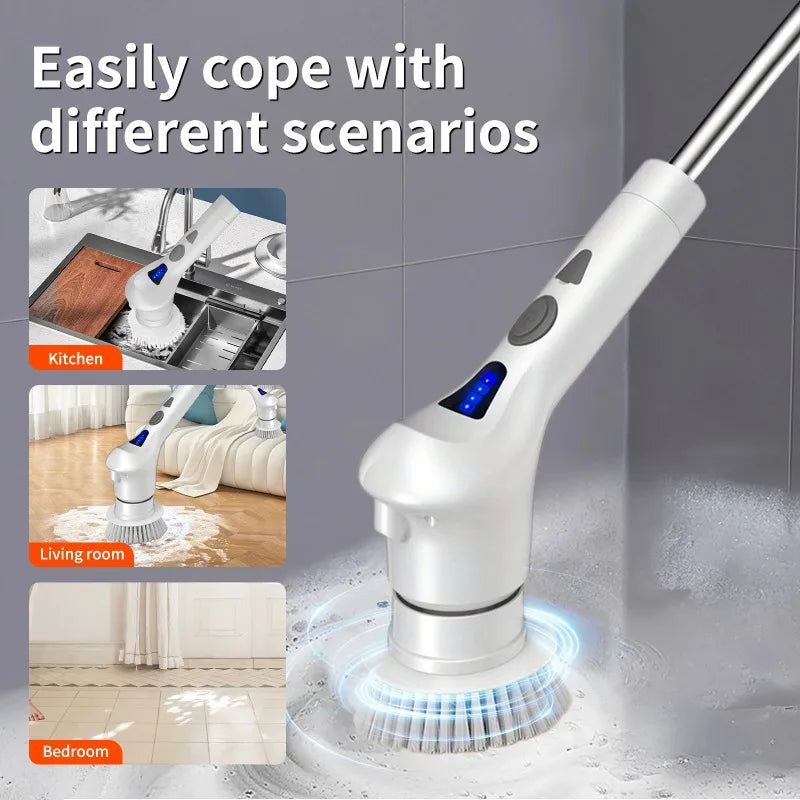 SWANS Rechargeable Electric Spin Scrubber Cordless Cleaning Brush Electric Spin Scrubber SWANS