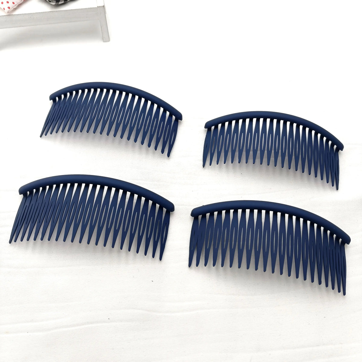 Vintage Curved Hair Side Combs 21 Teeth – 4/8/12 Pack Women Hair Side Combs SWANS 4 PCS F