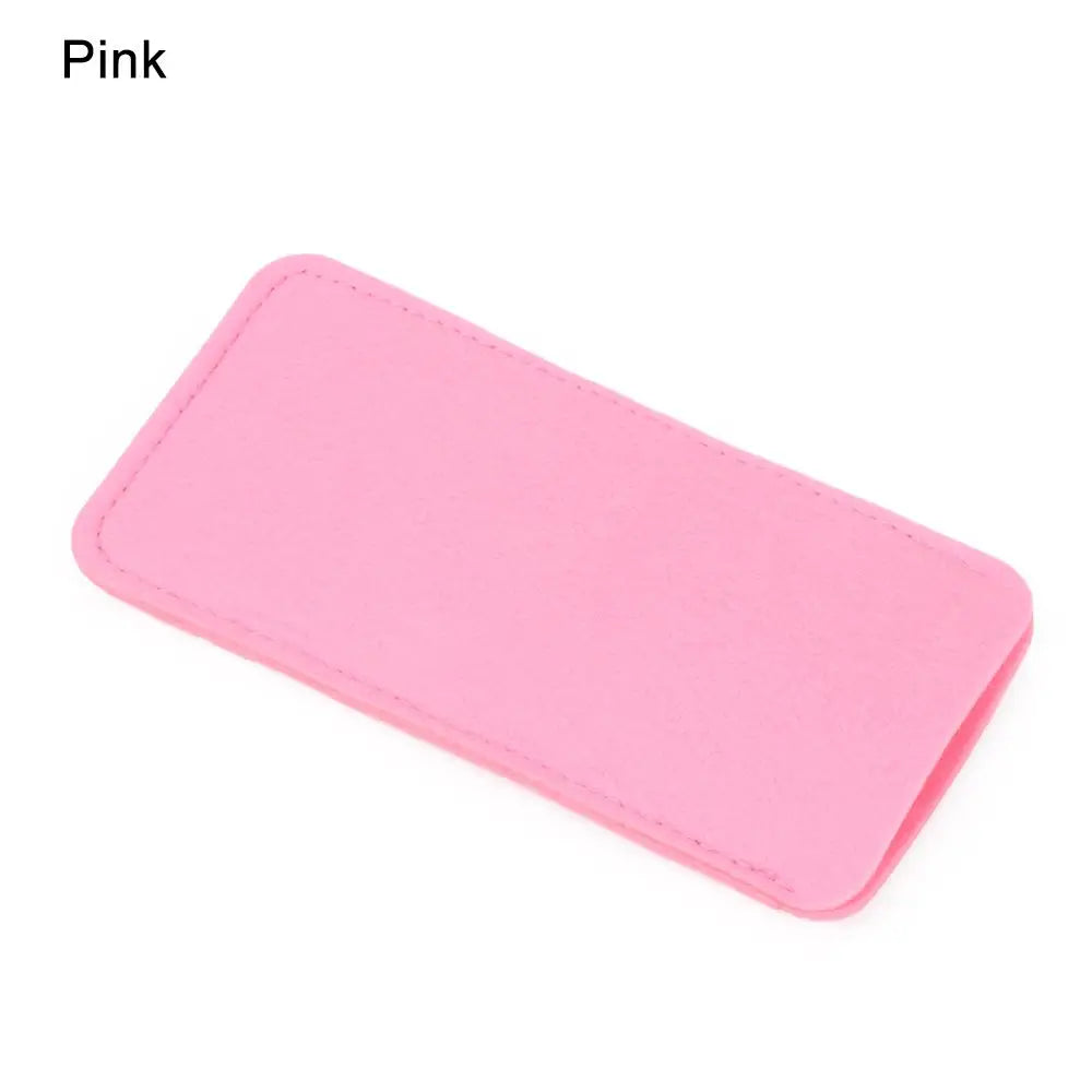 Soft Felt Glasses Case – Portable Eyewear Sleeve Pouch Eyewear Sleeve Case SWANS pink